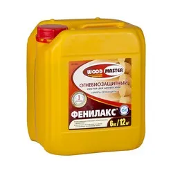 ФЕНИЛАКС ОГНЕБИОЗАЩИТНЫЙ СОСТАВ "WOODMASTER"  6 КГ (1) "РОГНЕДА"