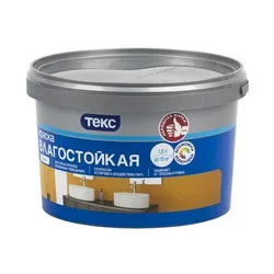 КРАСКА В/Д "ПРОФИ" ДЛЯ СТЕН И ПОТОЛКОВ ВЛАГОСТОЙКАЯ БАЗА А  1,8 Л (1) ТЕКС