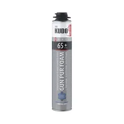 ПЕНА МОНТАЖНАЯ "KUDO PROFF 65+" ПРОФИ 1000 МЛ/930 Г ЗИМНЯЯ (ARKTIKA -18°C) (1/12/768)