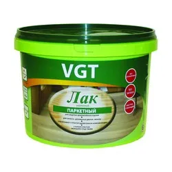 ЛАК АКРИЛОВЫЙ ПАРКЕТНЫЙ МАТОВ.  9 КГ (1)  "ВГТ"