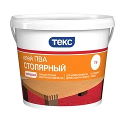 КЛЕЙ ПВА СТОЛЯРНЫЙ  "УНИВЕРСАЛ"  1 Л (1/18) ТЕКС