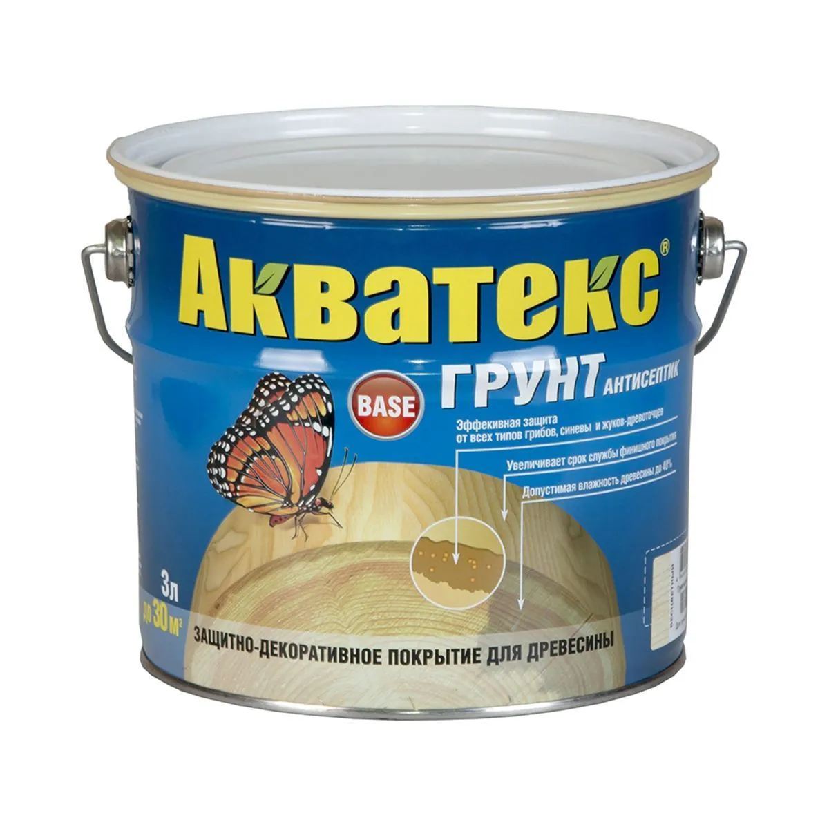 АКВАТЕКС ГРУНТ-АНТИСЕПТИК 2,7 Л (1/4) "РОГНЕДА"