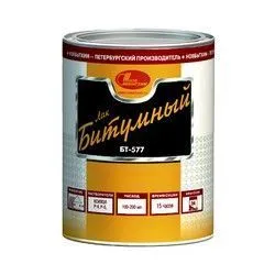 ЛАК БИТУМНЫЙ БТ-577  1 Л (1/12) НОВБЫТХИМ