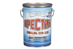 ЭМАЛЬ ПФ-115 ВИШНЕВАЯ  6 КГ (2) "ПРЕСТИЖ"