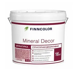 ШТУКАТУРКА "MINERAL DECOR"  KTA  "КОРОЕД" 2 ММ  16 КГ (1) "FINNCOLOR"