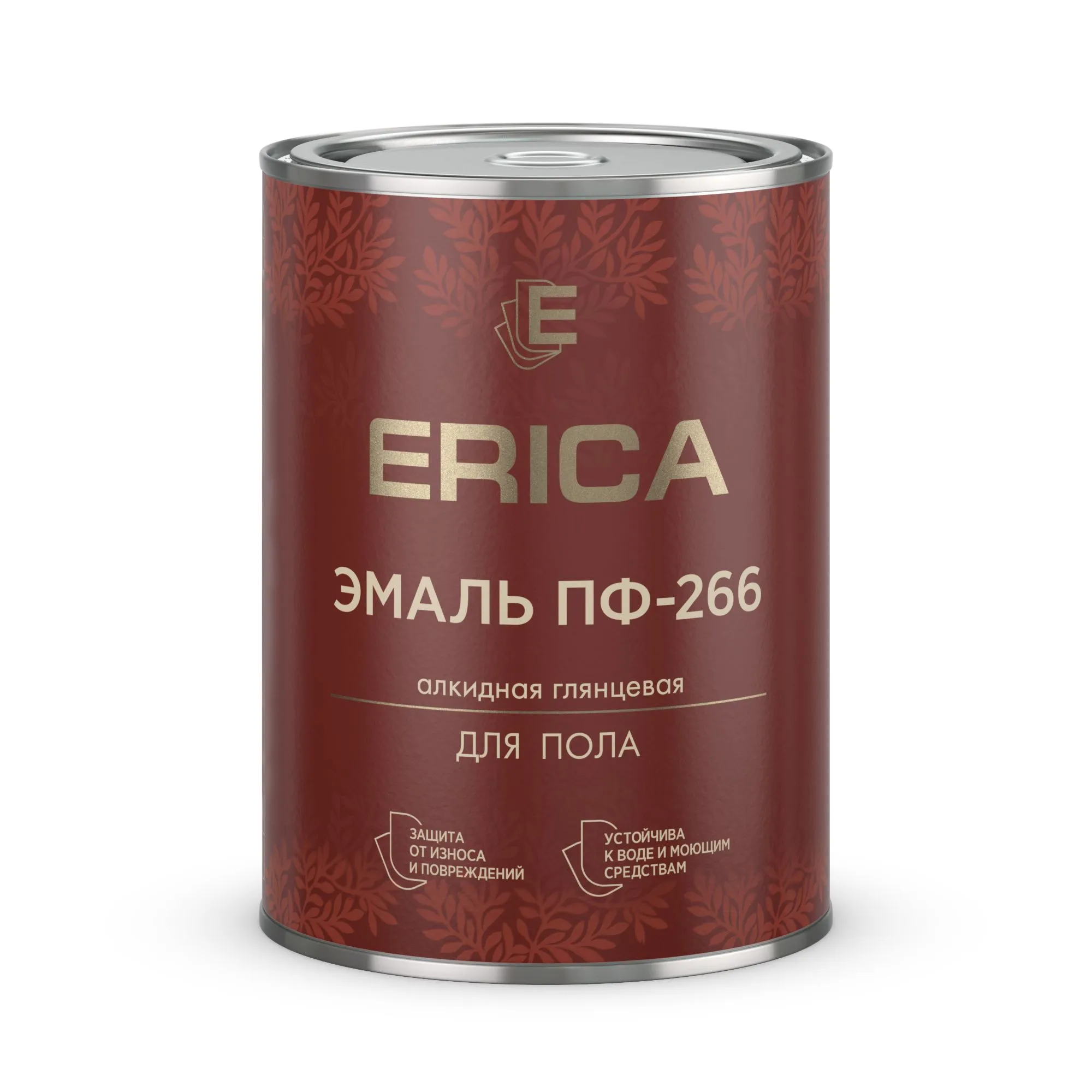 ЭМАЛЬ ПФ-266 "ERICA" ЗОЛОТИСТО-КОРИЧНЕВАЯ 0,8 КГ (1/14)