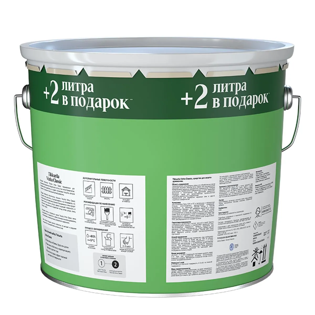 АНТИСЕПТИК "VINHA CLASSIC" БАЗА А 11 Л ФАСАДНЫЙ КРОЮЩИЙ (1) "ТИККУРИЛА"