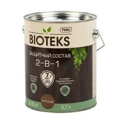 БИОТЕКС ПАЛИСАНДР  2,7 Л (1/6) ЗАЩИТНЫЙ СОСТАВ  2 В 1 ТЕКС