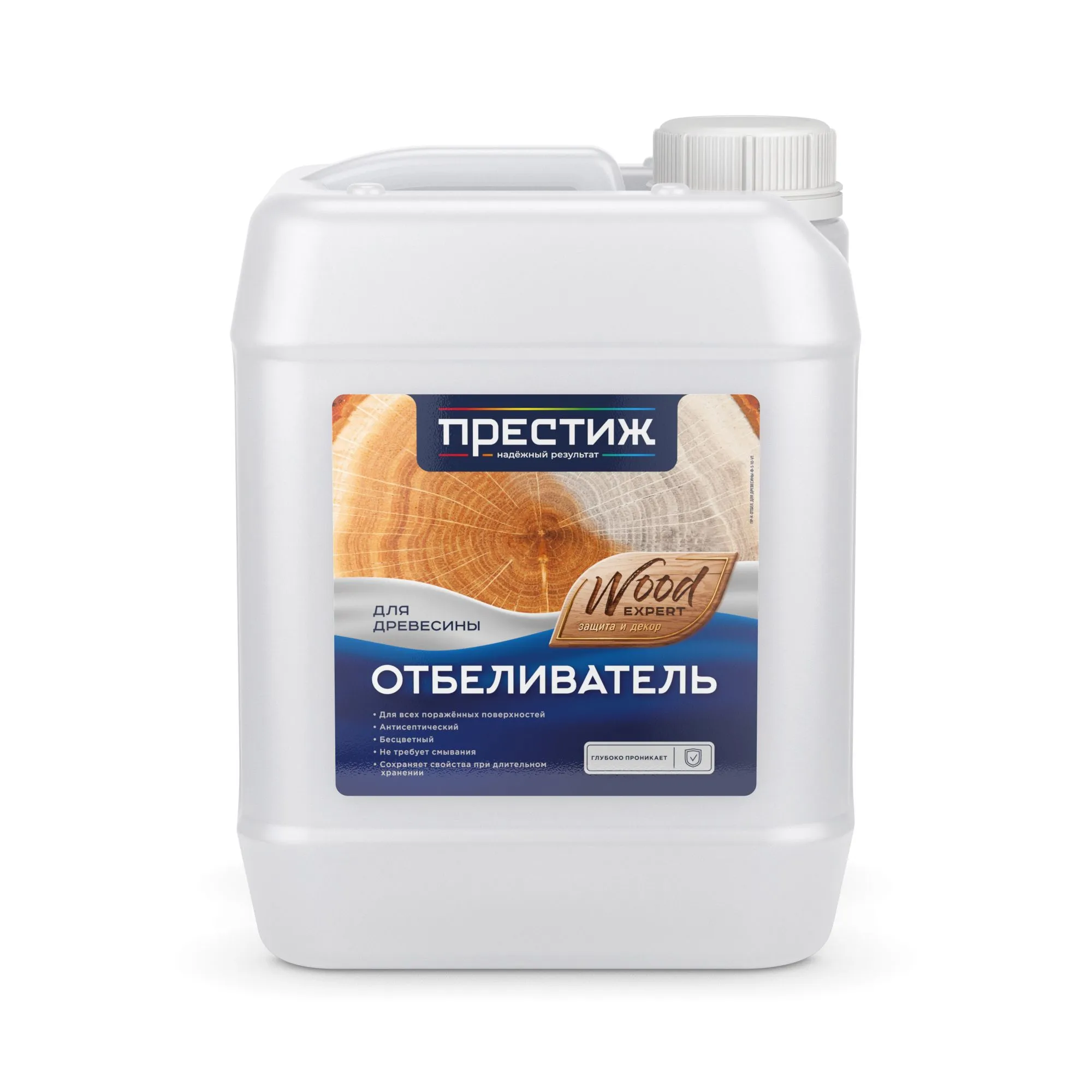 ОТБЕЛИВАТЕЛЬ ДЛЯ ДРЕВЕСИНЫ 5 Л (1) "ПРЕСТИЖ"