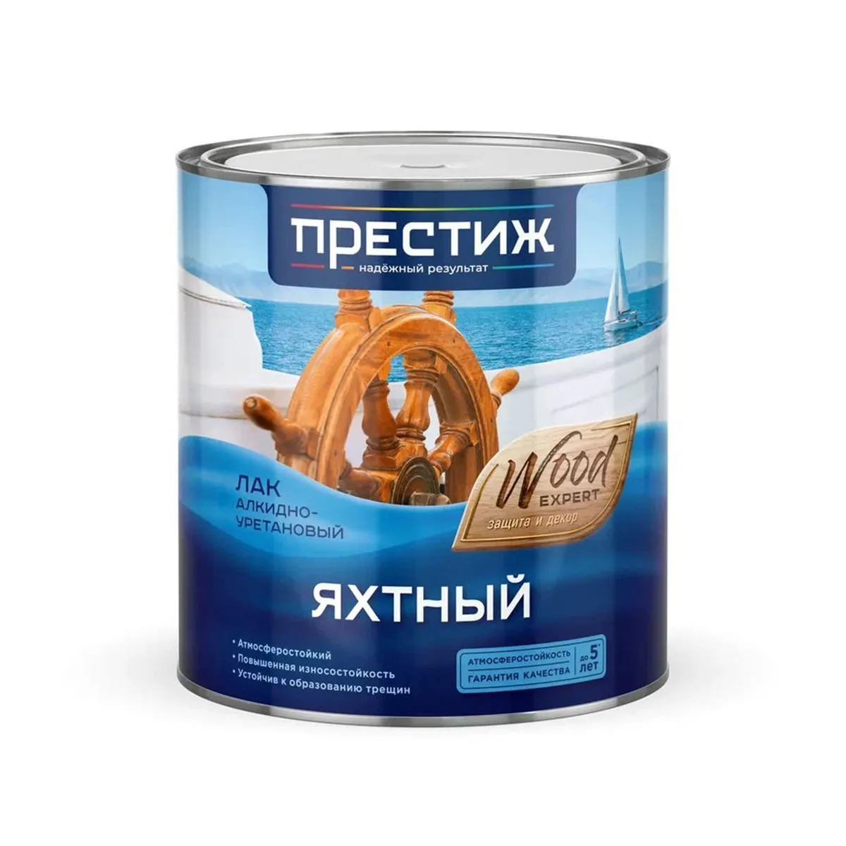 ЛАК ЯХТНЫЙ ГЛЯНЦЕВЫЙ 2,5 Л (1/6) "ПРЕСТИЖ"