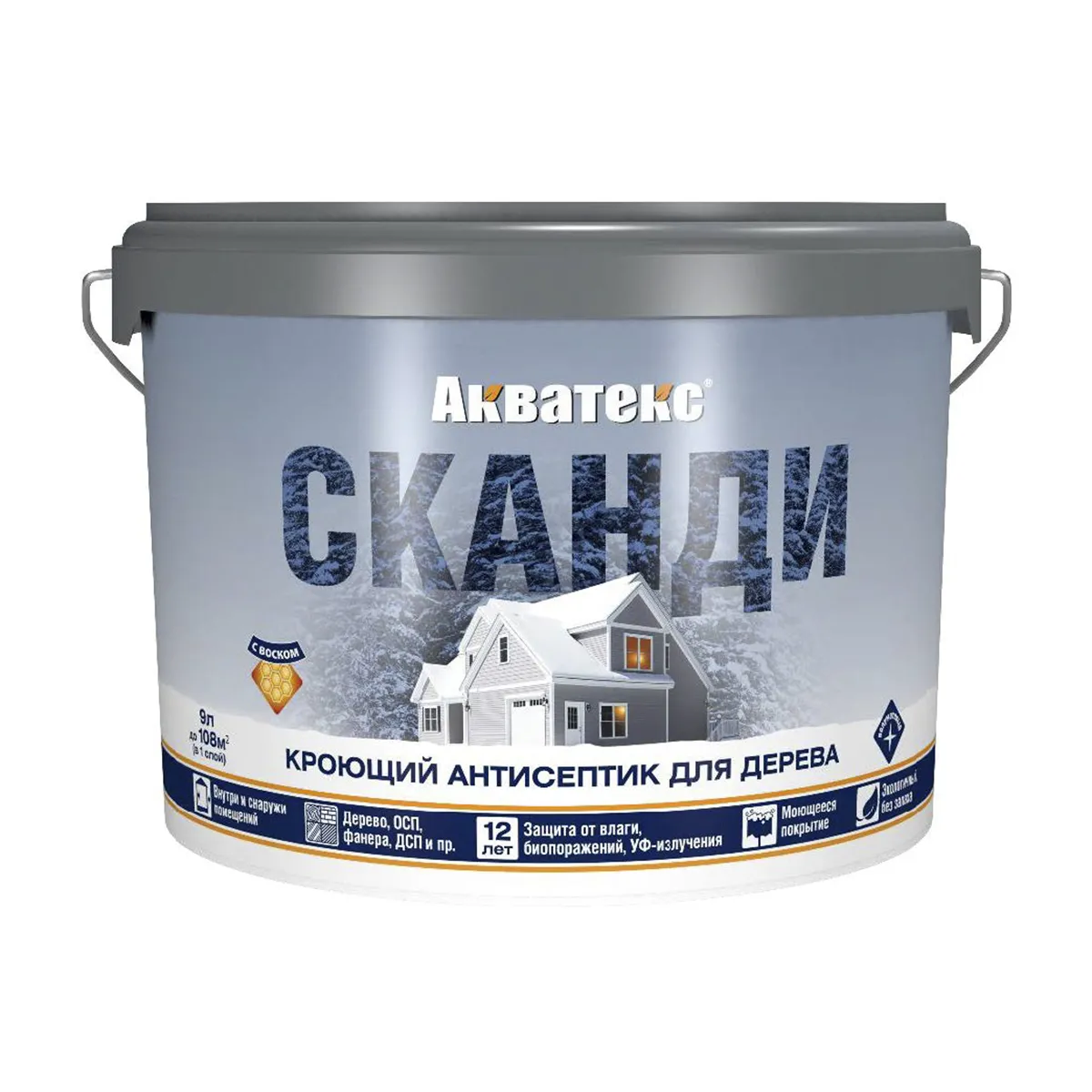 АКВАТЕКС СКАНДИ ИМБИРЬ 9 Л "РОГНЕДА"