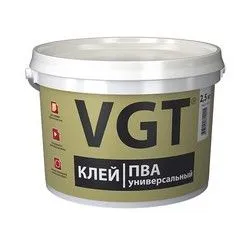 КЛЕЙ ПВА УНИВЕРСАЛЬНЫЙ 2,5 КГ (1/4) "ВГТ"