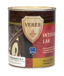 ВЕРЕС ЛАК ИНТЕРЬЕРНЫЙ МАТОВЫЙ 10 Л (1) "VERES"