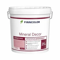 ШТУКАТУРКА "MINERAL DECOR"  KTA  "ШУБА" 1,5 ММ  25 КГ (1) "FINNCOLOR"