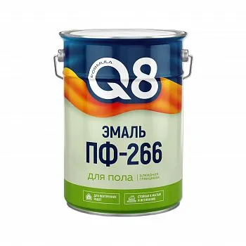 ЭМАЛЬ ПФ-266 "FORMULA Q8" ЖЕЛТО-КОРИЧНЕВАЯ  5,5 КГ (2)