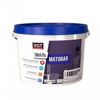 ЭМАЛЬ ВД-АК-1179  УНИВЕРСАЛ.  МАТОВ. МОЛОЧНАЯ (RAL 9010)  2,5 КГ (4) "ВГТ"