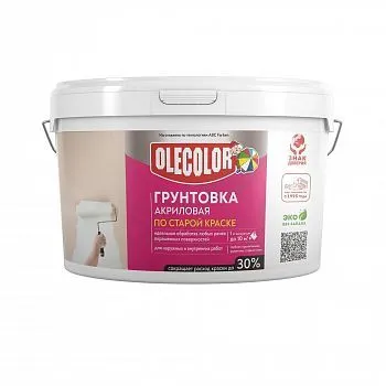 ГРУНТОВКА ПО СТАРОЙ КРАСКЕ 3 КГ (1/6) "OLECOLOR"