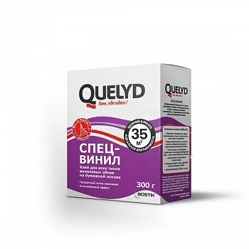 КЛЕЙ "QUELYD" ВИНИЛОВЫЙ 300 Г (24) РОССИЯ