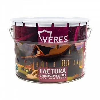 ПРОПИТКА ДЕКОРАТИВНАЯ "FACTURA" ОЛИВА 9 Л (1) "VERES"
