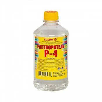 РАСТВОРИТЕЛЬ Р-4  0,5 Л (25) (ПЭТ) "ЯСХИМ"