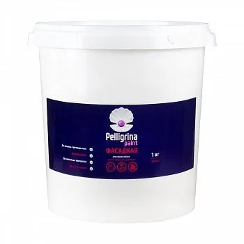 КРАСКА АКРИЛ. ФАСАДНАЯ БЕЛОСНЕЖНАЯ 45 КГ (1) "PELLIGRINA PAINT"