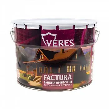 ПРОПИТКА ДЕКОРАТИВНАЯ "FACTURA" РОЗОВАЯ ПУДРА 9 Л (1) "VERES"