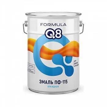 ЭМАЛЬ ПФ-115 "FORMULA Q8" СЕРАЯ 10 КГ (1)