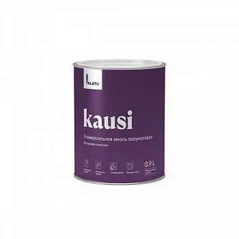 ЭМАЛЬ "KAUSI" УНИВЕРС. ПОЛУМАТОВАЯ БАЗА С 0,9 Л (1/6) "TALATU"