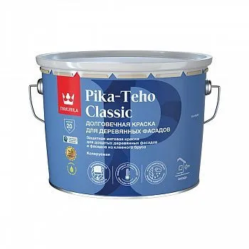КРАСКА "PIKA-TEHO CLASSIC" БАЗА С  9 Л (1) ДЛЯ ДЕРЕВЯННЫХ ФАСАДОВ "ТИККУРИЛА"