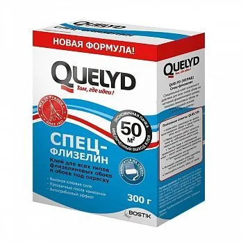 КЛЕЙ "QUELYD" ФЛИЗЕЛИНОВЫЙ 300 Г (24) РОССИЯ