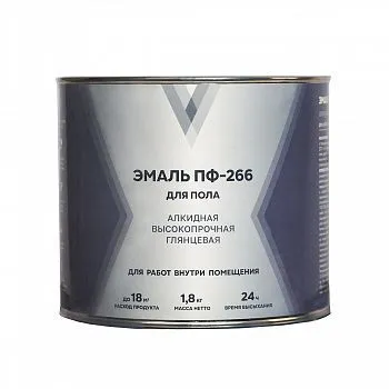 ЭМАЛЬ ПФ-266 "V" СВЕТЛЫЙ ОРЕХ 1,8 КГ (1/6)