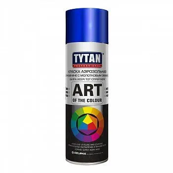 КРАСКА АЭРОЗОЛЬ ПО РЖАВЧИНЕ МОЛОТКОВАЯ "TYTAN PROFESSIONAL" ART СИНЯЯ 400 МЛ (12)