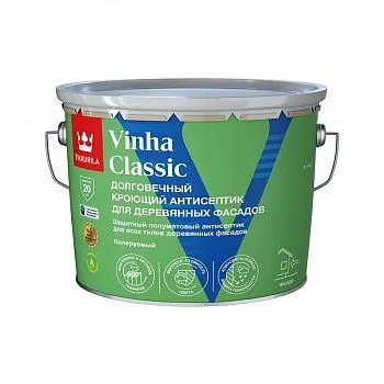 АНТИСЕПТИК "VINHA CLASSIC" БАЗА А  9 Л ФАСАДНЫЙ КРОЮЩИЙ (1) "ТИККУРИЛА"