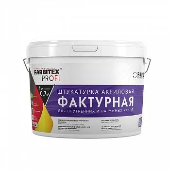 ШТУКАТУРКА ФАКТУРНАЯ 16 КГ (1) "FARBITEX PROFI"