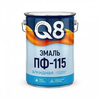 ЭМАЛЬ ПФ-115 "FORMULA Q8" СЕРАЯ  5,5 КГ (2)