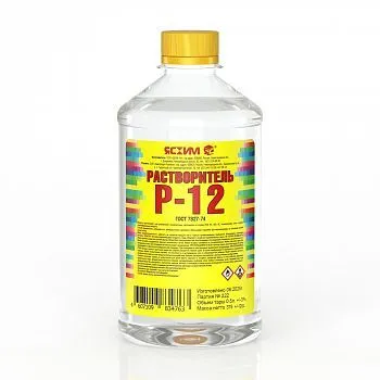 РАСТВОРИТЕЛЬ Р-12  0,5 Л (25) (ПЭТ) "ЯСХИМ"