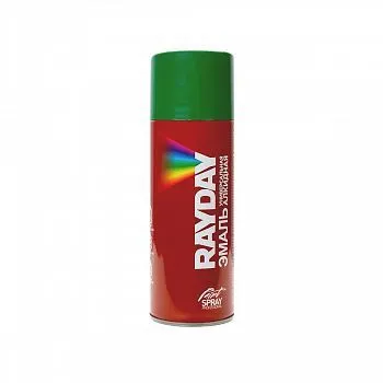 КРАСКА АЭРОЗОЛЬ АЛКИДНАЯ RAL 6024 ЗЕЛЕНАЯ 520 МЛ (1/12) "RAYDAY" RD-038