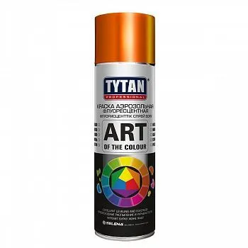 КРАСКА АЭРОЗОЛЬ ФЛУОРЕСЦЕНТ. "TYTAN PROFESSIONAL" ART ОРАНЖЕВАЯ 400 МЛ (12)