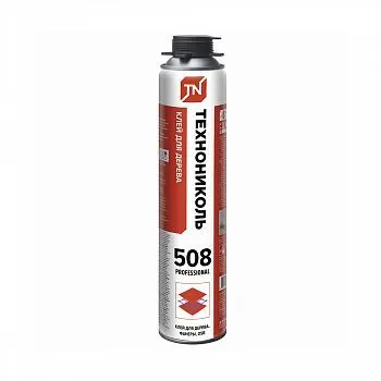 КЛЕЙ-ПЕНА "PROFESSIONAL 508" ПРОФИ 800 Г ДЛЯ ДЕРЕВА, ФАНЕРЫ (12) "ТЕХНОНИКОЛЬ"