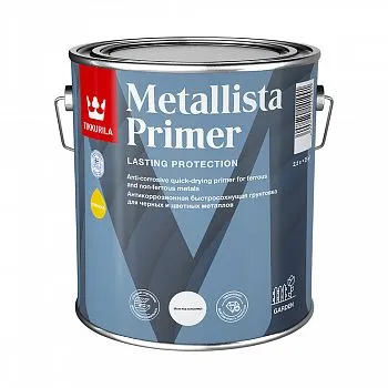 ГРУНТОВКА АНТИКОР. "METALLISTA PRIMER" БАЗА С 2,5 Л (1/6) "ТИККУРИЛА"
