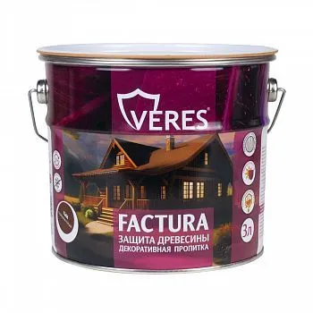ПРОПИТКА ДЕКОРАТИВНАЯ "FACTURA" ТИК 3 Л (1/4) "VERES"