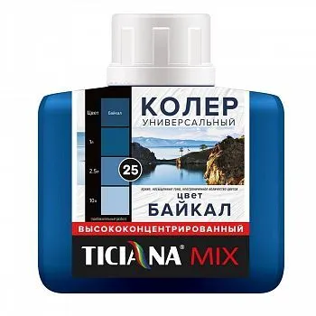КОЛЕР УНИВЕРСАЛЬНЫЙ №25 БАЙКАЛ 80 МЛ (12) "TICIANA"
