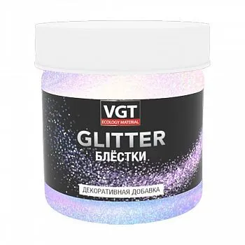 ДОБАВКА ДЛЯ ДЕКОР. ШТУКАТУРОК "VGT GLITTER" (ХАМЕЛЕОН) 0,05 КГ (1/12)