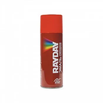 КРАСКА АЭРОЗОЛЬ АЛКИДНАЯ RAL 3020 КРАСНАЯ 520 МЛ (1/12) "RAYDAY" RD-041