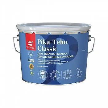 КРАСКА "PIKA-TEHO CLASSIC" БАЗА А  9 Л (1) ДЛЯ ДЕРЕВЯННЫХ ФАСАДОВ "ТИККУРИЛА"