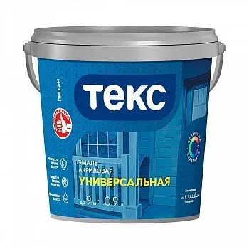 ЭМАЛЬ  АКРИЛОВАЯ УНИВЕРСАЛЬНАЯ "ПРОФИ" ГЛЯНЦ. БАЗА D 0,9 Л (18) ТЕКС