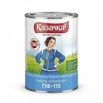 ЭМАЛЬ ПФ-115  "КАЗАЧКА" САЛАТНАЯ  0,9 КГ (14)