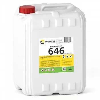 РАСТВОРИТЕЛЬ 646 10 Л ГОСТ (1) "АРИКОН"