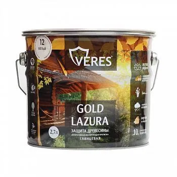 ВЕРЕС GOLD №12 БЕЛЫЙ  2,7 Л (1/4) "VERES" VG-20