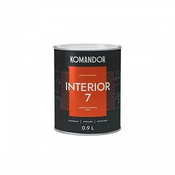 КРАСКА "INTERIOR" ДЛЯ СТЕН И ПОТОЛКОВ АКРИЛОВАЯ БАЗА А 0,9 Л (1/8) "ПЕЛЛИГРИНА ЖЕМЧУГ"